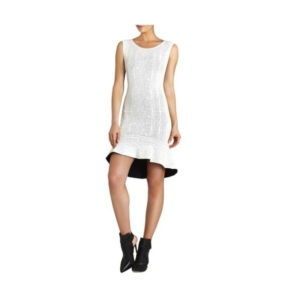 Nwt Bcbgmaxazria 'Faye' Jacquard Knit Dress Large